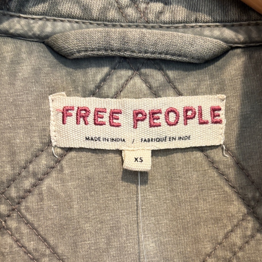 Free People Juno Quilted Oversized Bomber Jacket - Picture 5 of 8